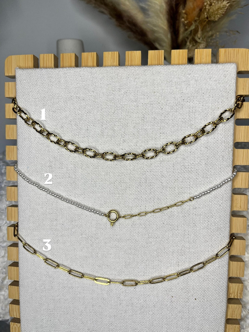 Chaînes à personnaliser