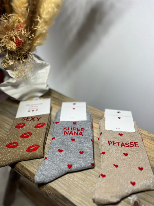 Chaussettes à paillettes