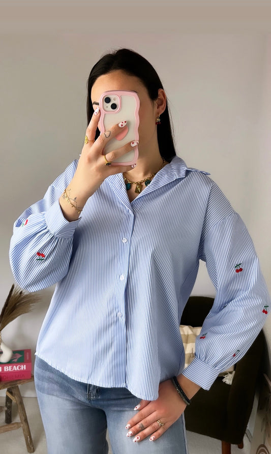 Chemise CHERRY bleu