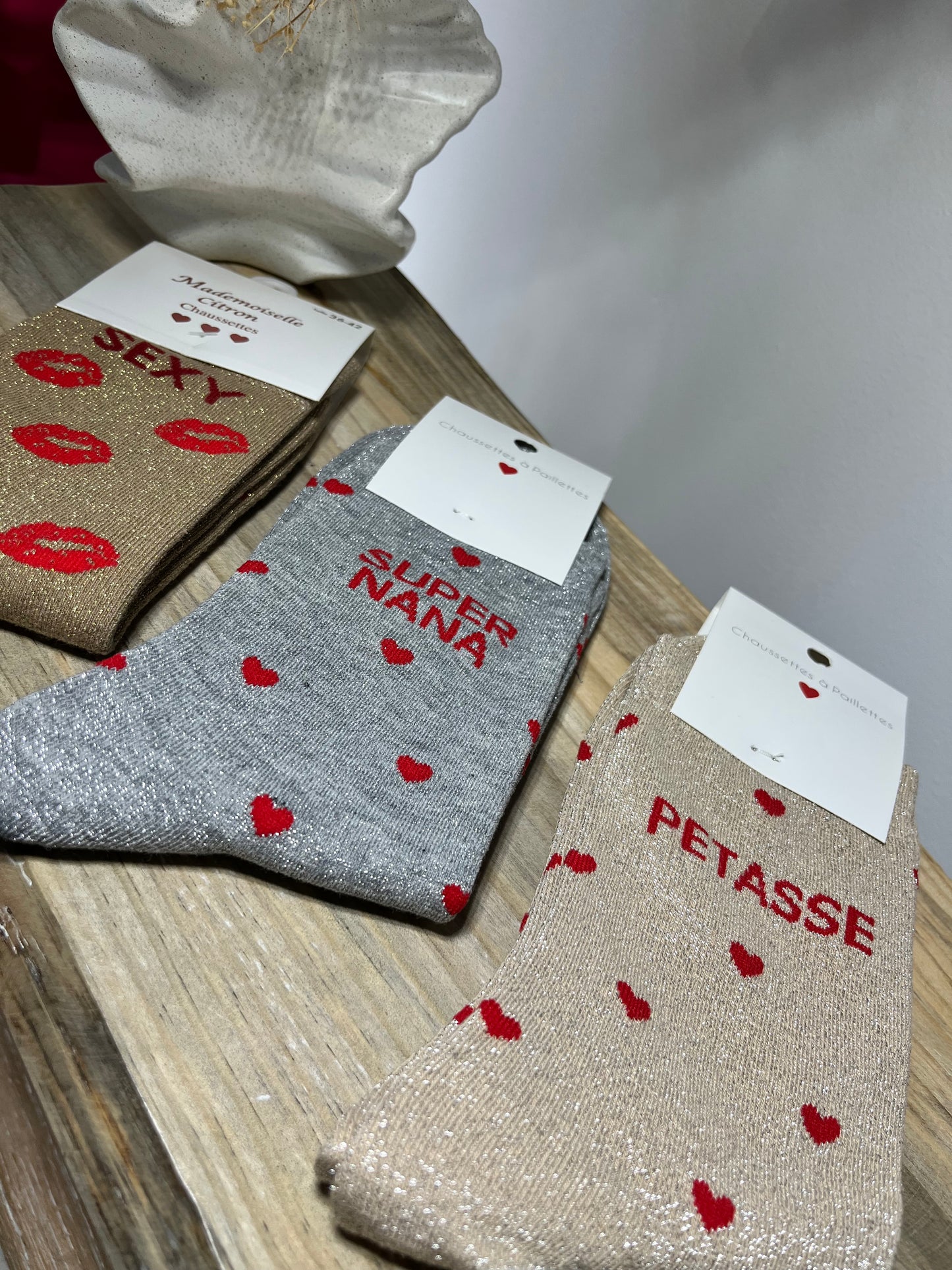 Chaussettes à paillettes