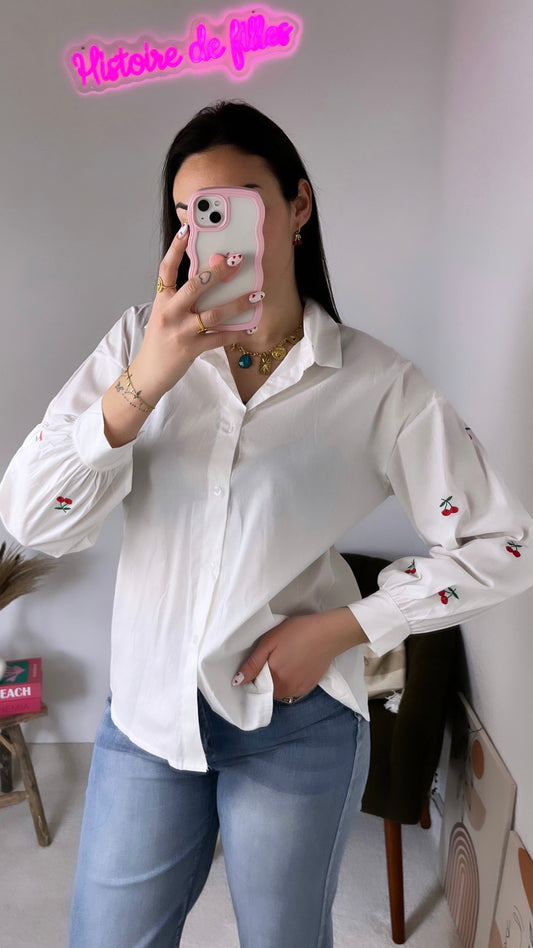 Chemise CHERRY blanche